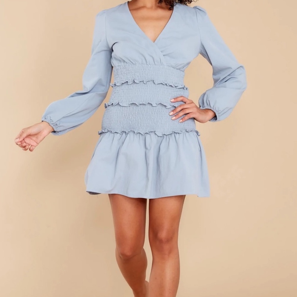 Red Dress Boutique | Long Sleeve Smocked Dress
